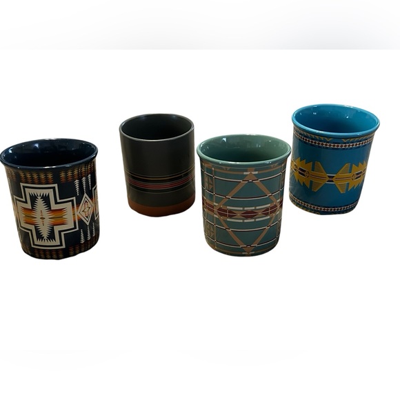 Pendleton Chief Joseph Mugs 18 OZ Set Of 4 - Picture 1 of 9
